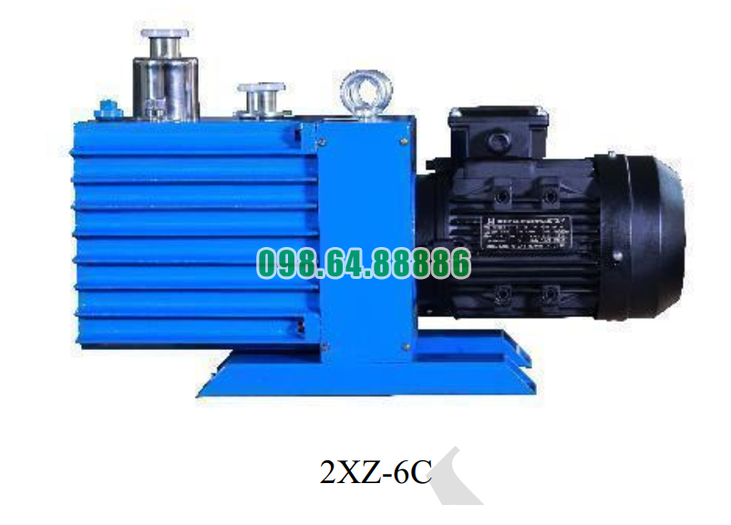 Bơm chân không cánh gạt model 2XZ-6C công suất 1.1 kW